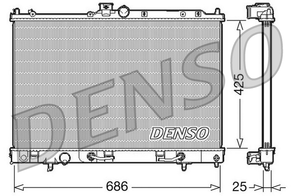 Radiateur Denso DRM45027