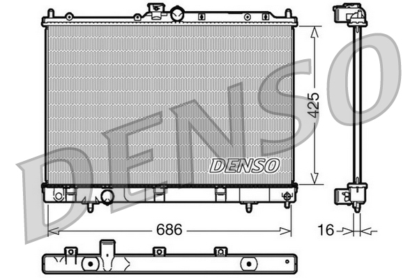 Radiateur Denso DRM45031