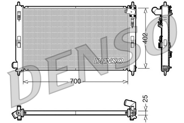 Radiateur Denso DRM45032