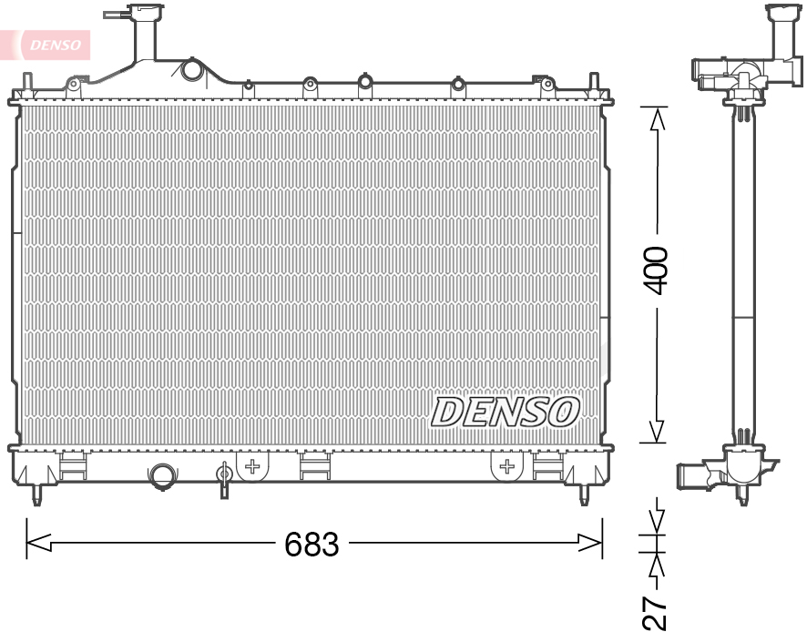 Radiateur Denso DRM45038