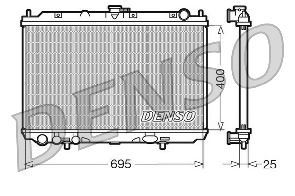 Radiateur Denso DRM46016
