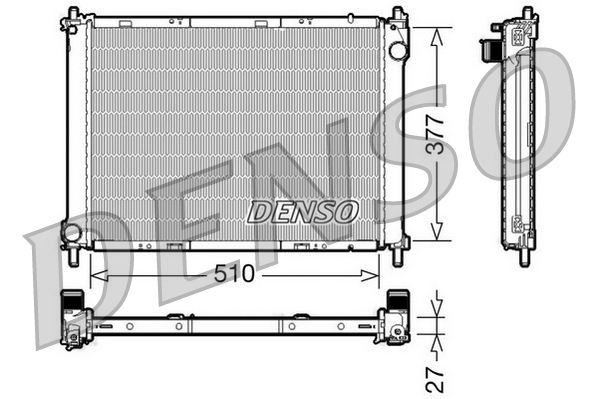 Radiateur Denso DRM46022