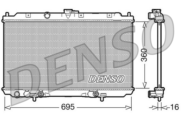 Radiateur Denso DRM46024