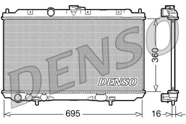Radiateur Denso DRM46027