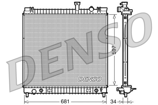 Radiateur Denso DRM46031