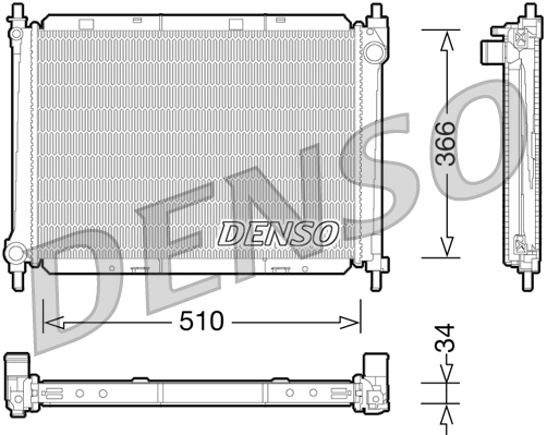 Radiateur Denso DRM46037