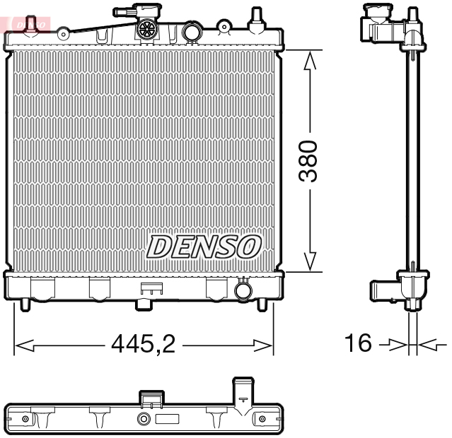 Radiateur Denso DRM46067