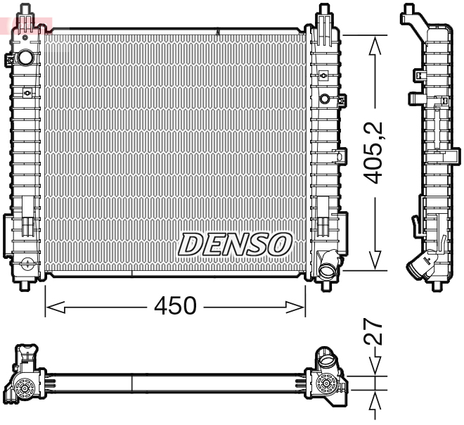 Radiateur Denso DRM46071