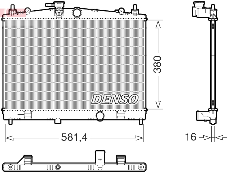 Radiateur Denso DRM46079