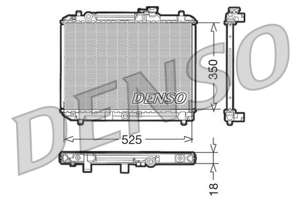 Radiateur Denso DRM47001