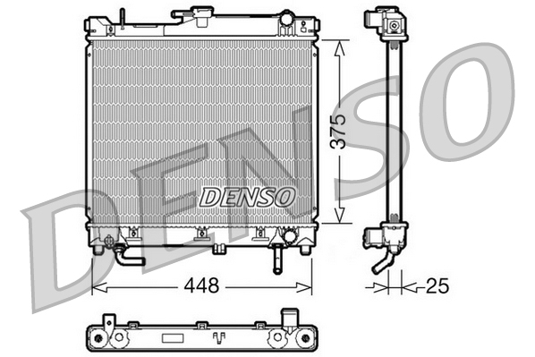 Radiateur Denso DRM47003