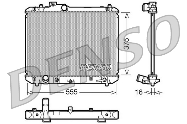 Radiateur Denso DRM47007