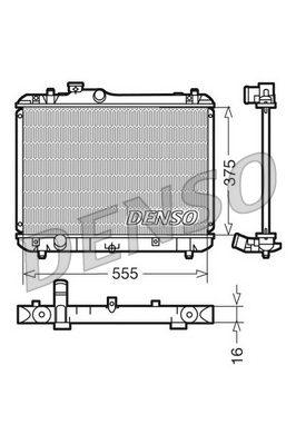 Radiateur Denso DRM47008