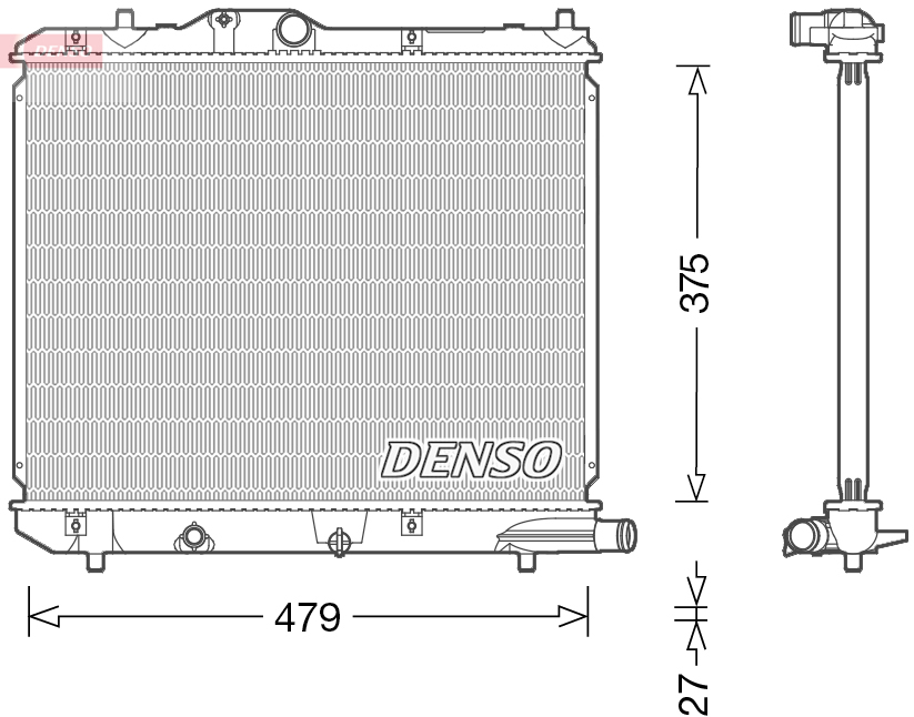 Radiateur Denso DRM47013