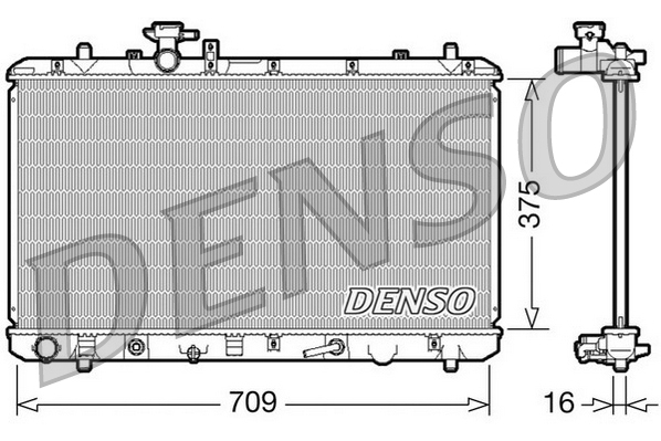 Radiateur Denso DRM47024