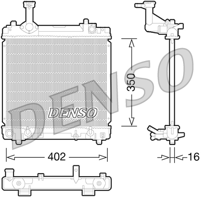 Radiateur Denso DRM47027