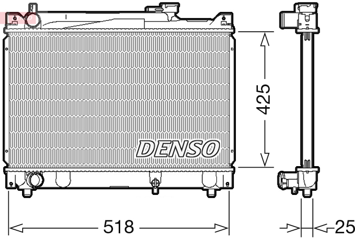 Radiateur Denso DRM47030