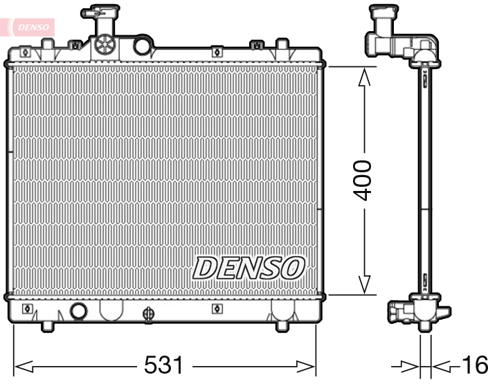 Radiateur Denso DRM47034