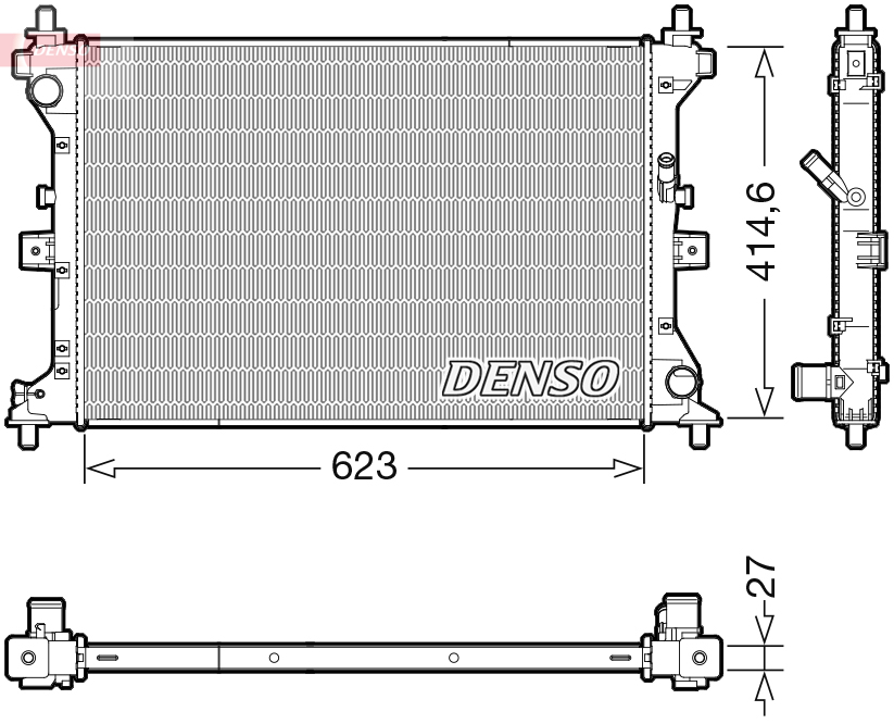 Radiateur Denso DRM47039