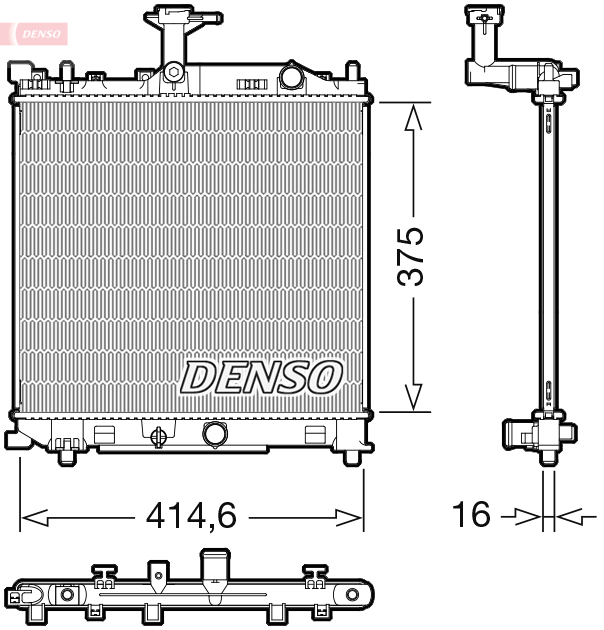 Radiateur Denso DRM47040