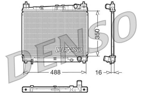 Radiateur Denso DRM50006