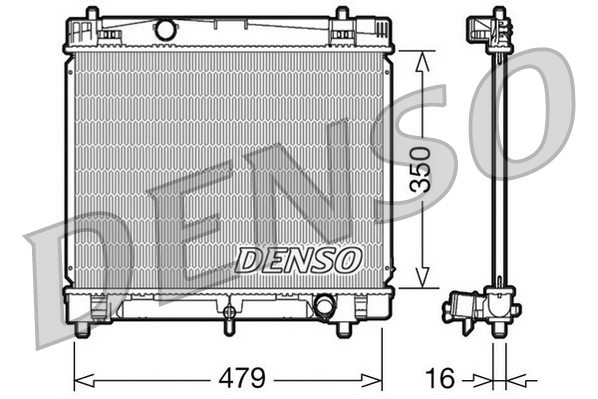 Radiateur Denso DRM50008