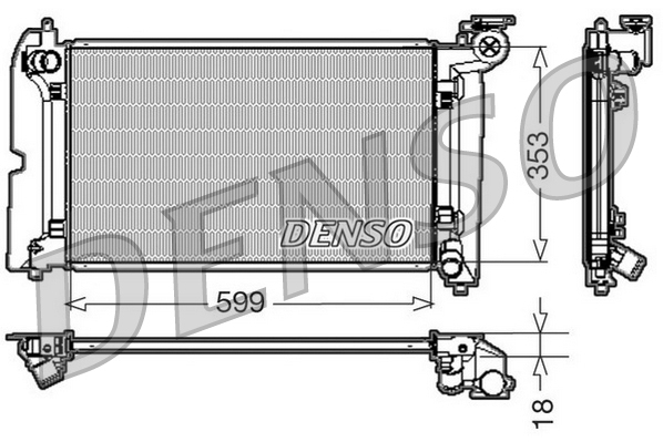 Radiateur Denso DRM50010