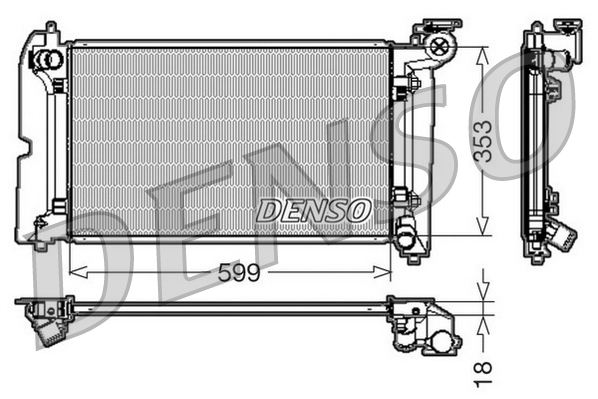 Radiateur Denso DRM50011