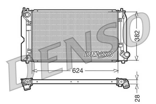 Radiateur Denso DRM50012