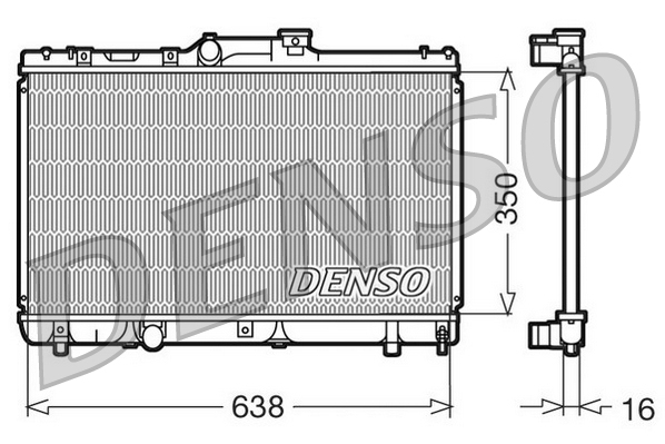 Radiateur Denso DRM50013