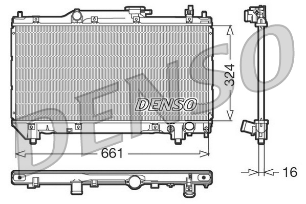 Radiateur Denso DRM50015