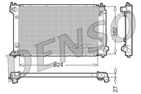 Radiateur Denso DRM50019