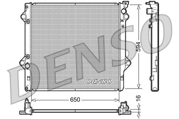 Radiateur Denso DRM50036