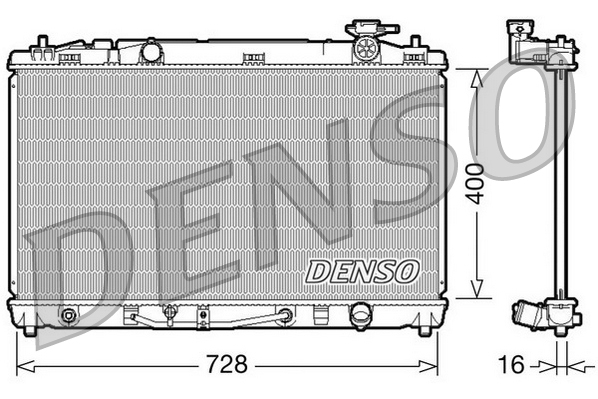 Radiateur Denso DRM50042