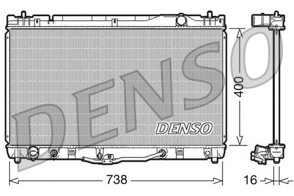 Radiateur Denso DRM50043