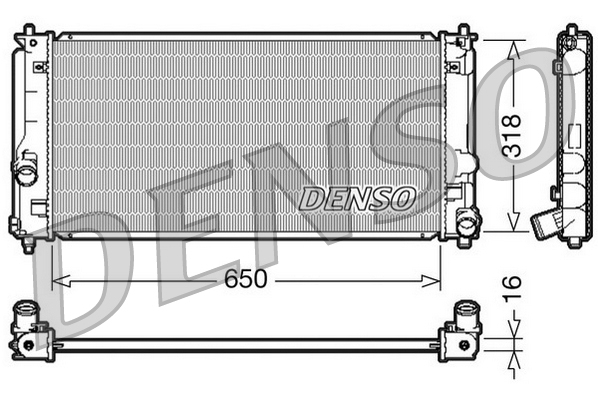 Radiateur Denso DRM50044