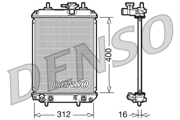 Radiateur Denso DRM50050