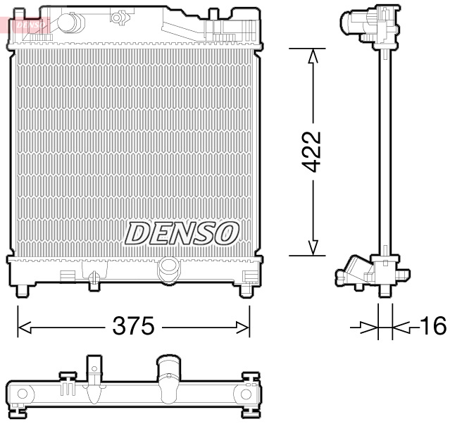 Radiateur Denso DRM50056