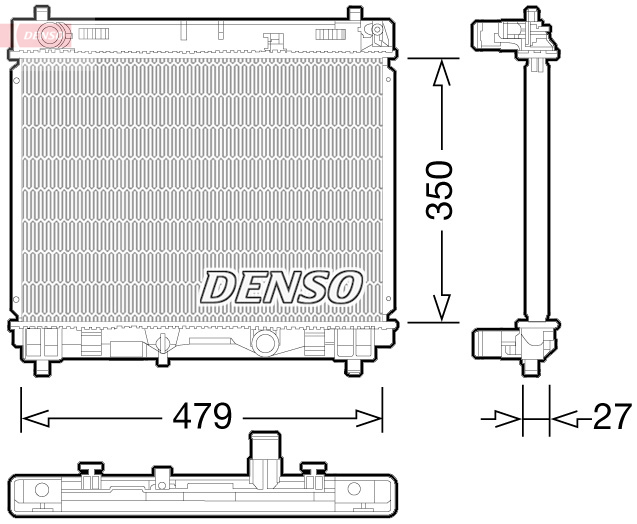 Radiateur Denso DRM50058