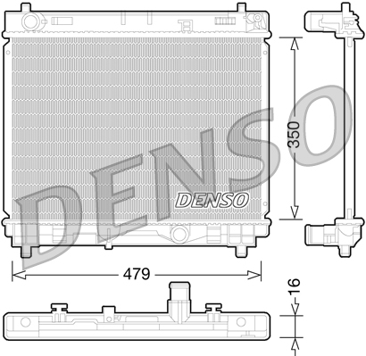 Radiateur Denso DRM50059