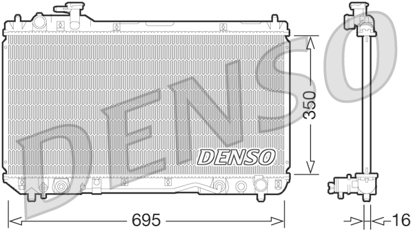 Radiateur Denso DRM50061