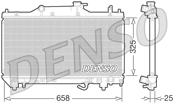 Radiateur Denso DRM50067