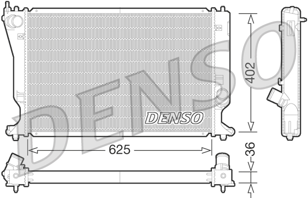 Radiateur Denso DRM50073