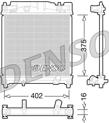 Radiateur Denso DRM50077