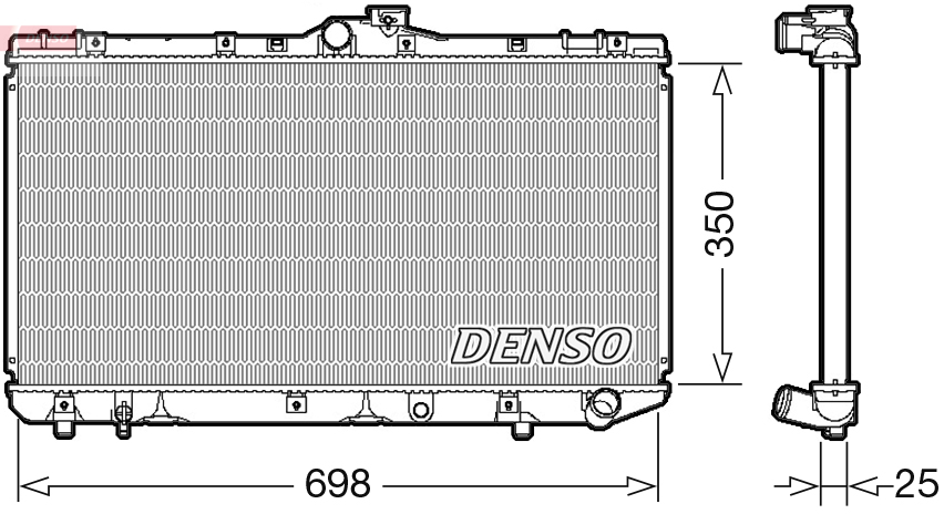 Radiateur Denso DRM50079
