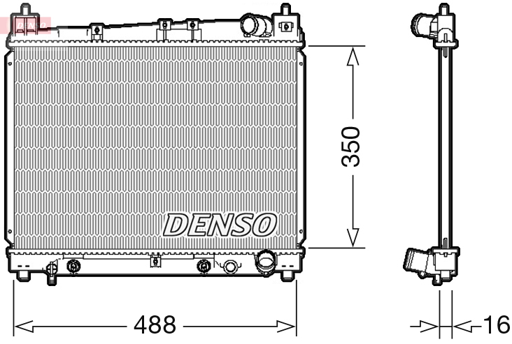 Radiateur Denso DRM50080