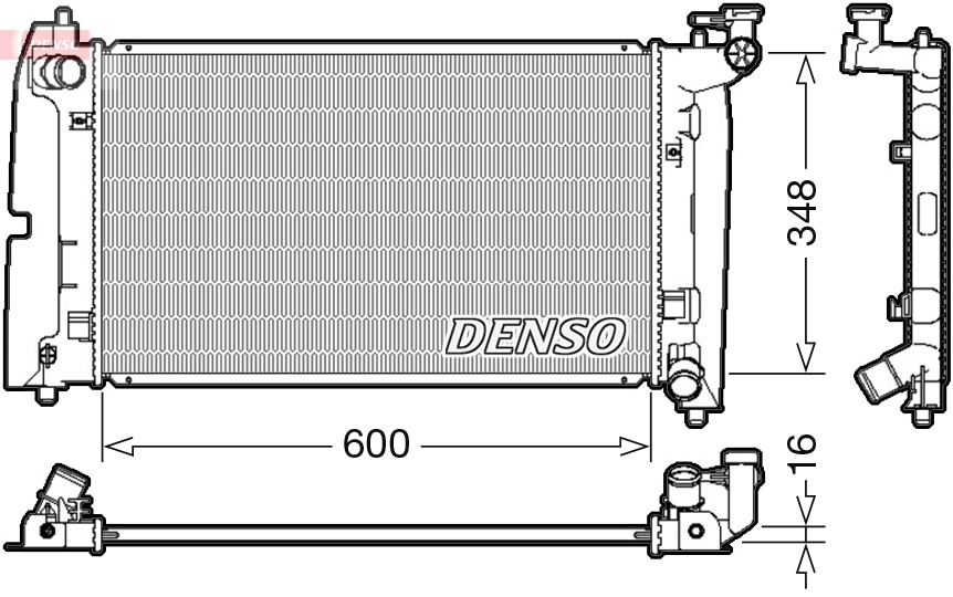 Radiateur Denso DRM50085
