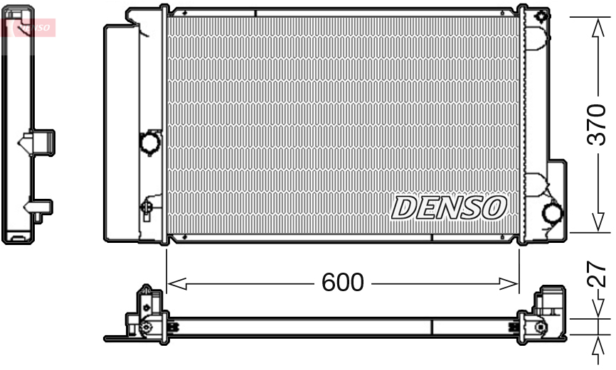 Radiateur Denso DRM50087