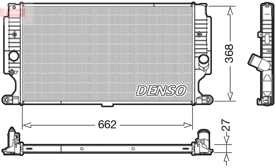 Radiateur Denso DRM50090
