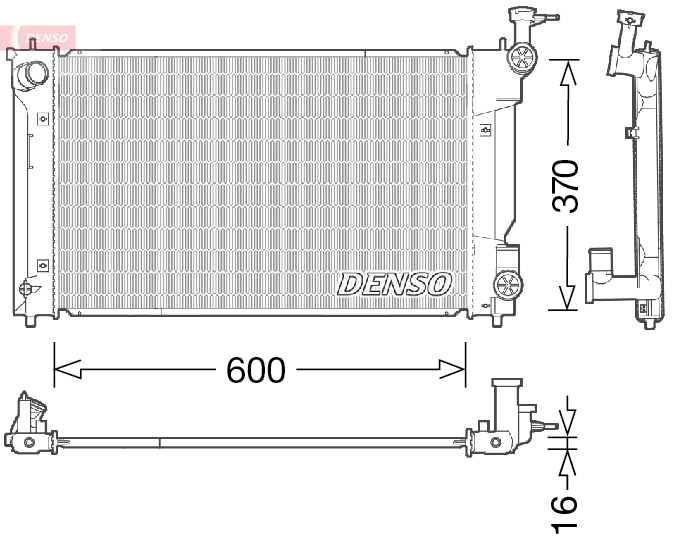 Radiateur Denso DRM50094